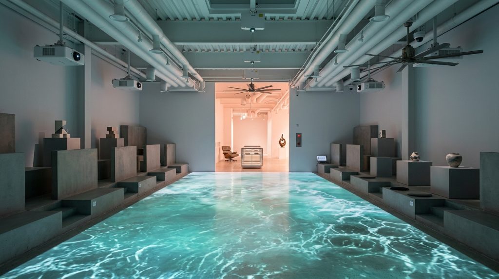 빔프로젝터·콘텐츠 단품 F&B 공간