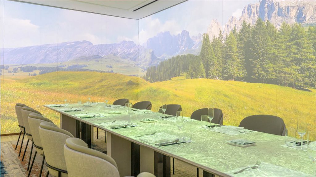 빔프로젝터·콘텐츠 단품 F&B 분위기 연출