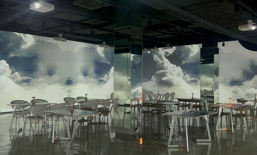 F&B 빔프로젝터·스크린 매니저 몰입형 미디어아트 공간