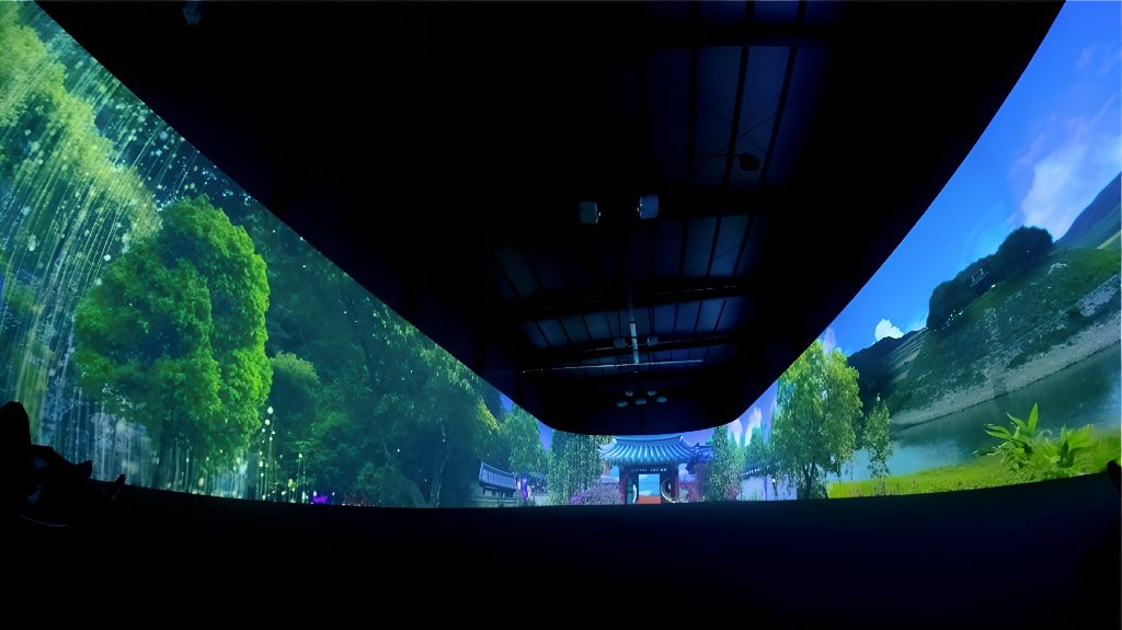 전시·관공서 빔프로젝터·스크린 매니저 콘텐츠 파노라마 영상 연출