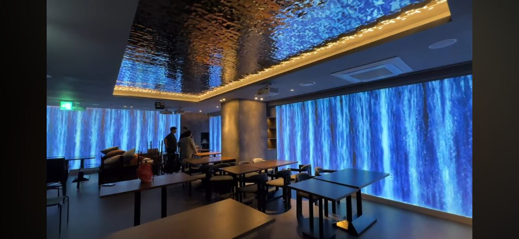 F&B 빔프로젝터 스크린 매니저 천장·벽면 미디어아트